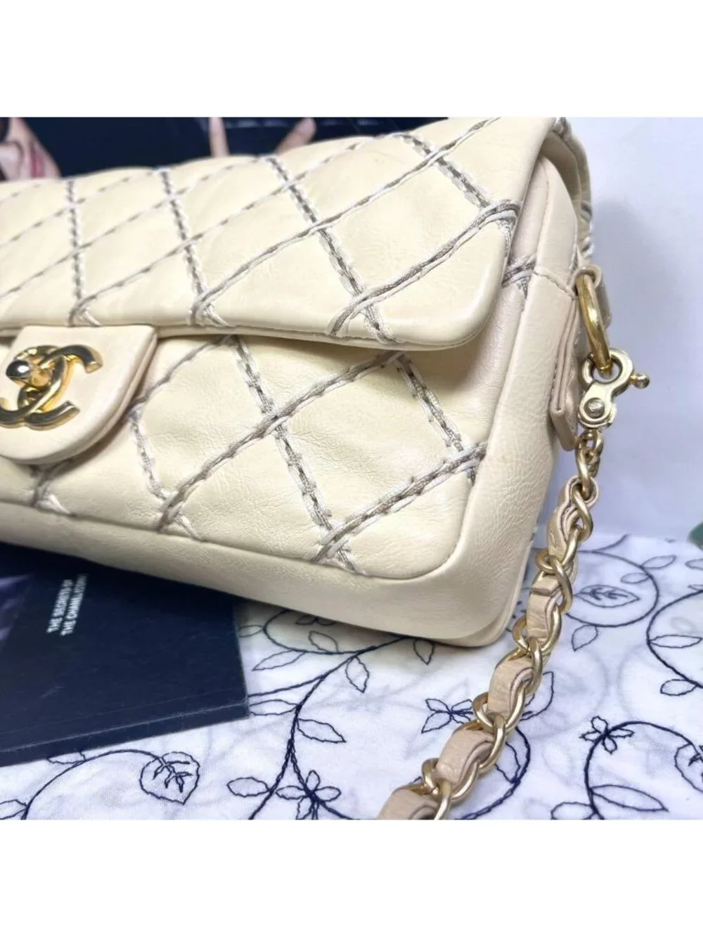 Chanel Quilted Double Flap Chain